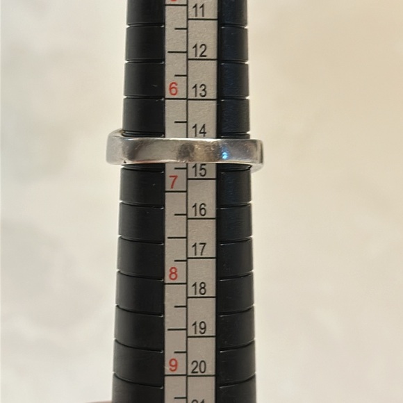 Vintage Sterling Silver Wrap Around Ring Marked NF 925 by Artist Thailand 6 3/4” - Picture 6 of 9